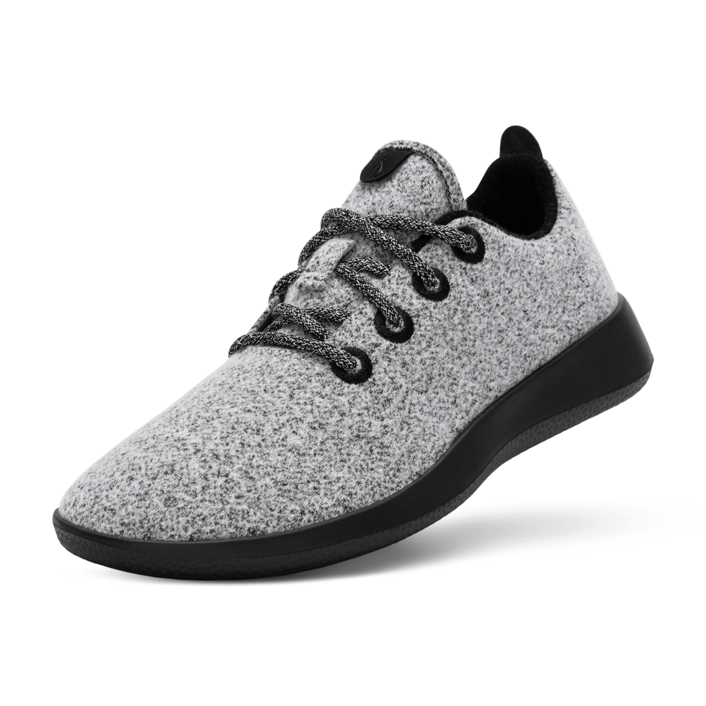 Men's Wool Runners - Dapple Grey (Natural Black Sole)