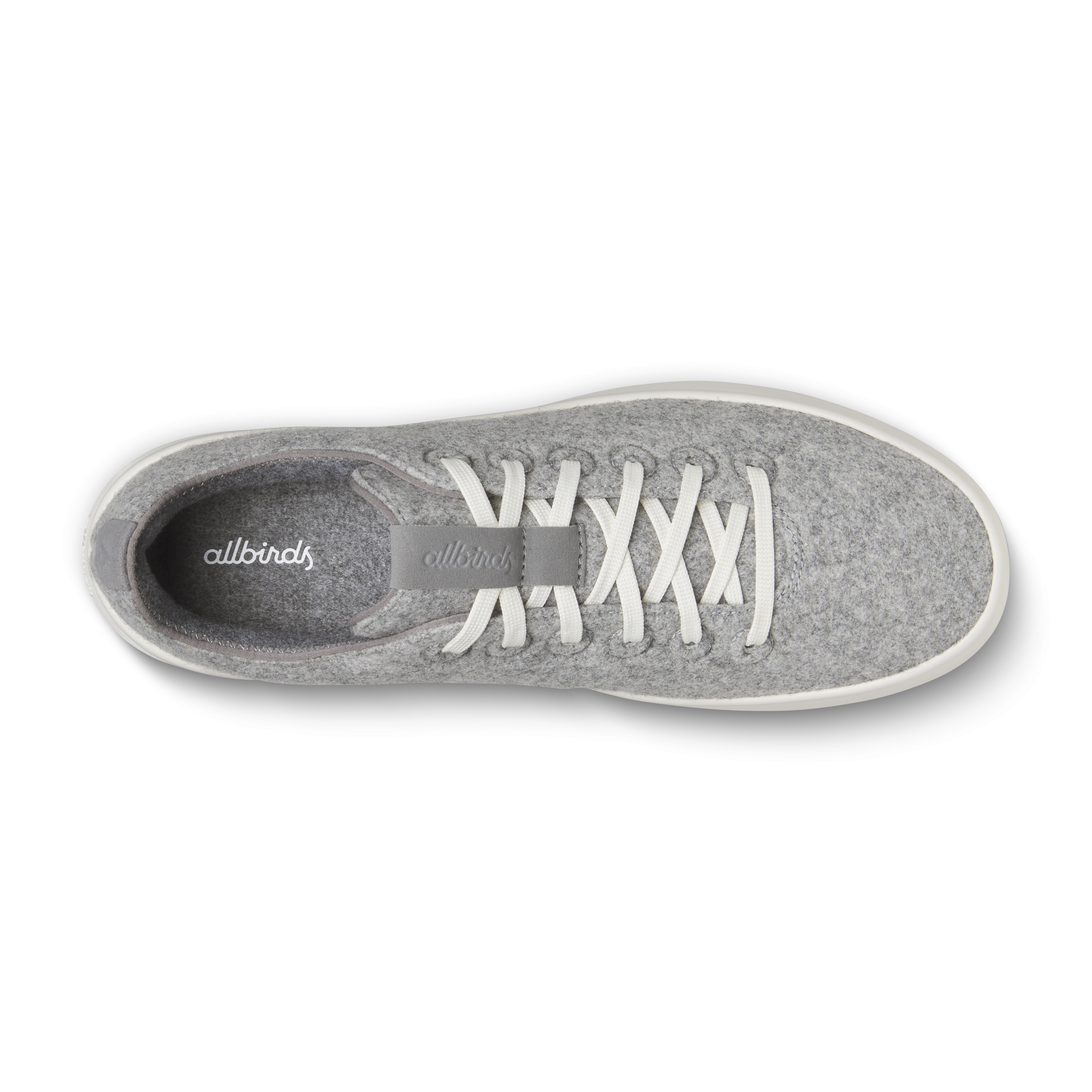 Men's Wool Cruiser - Light Grey (Natural White Sole)