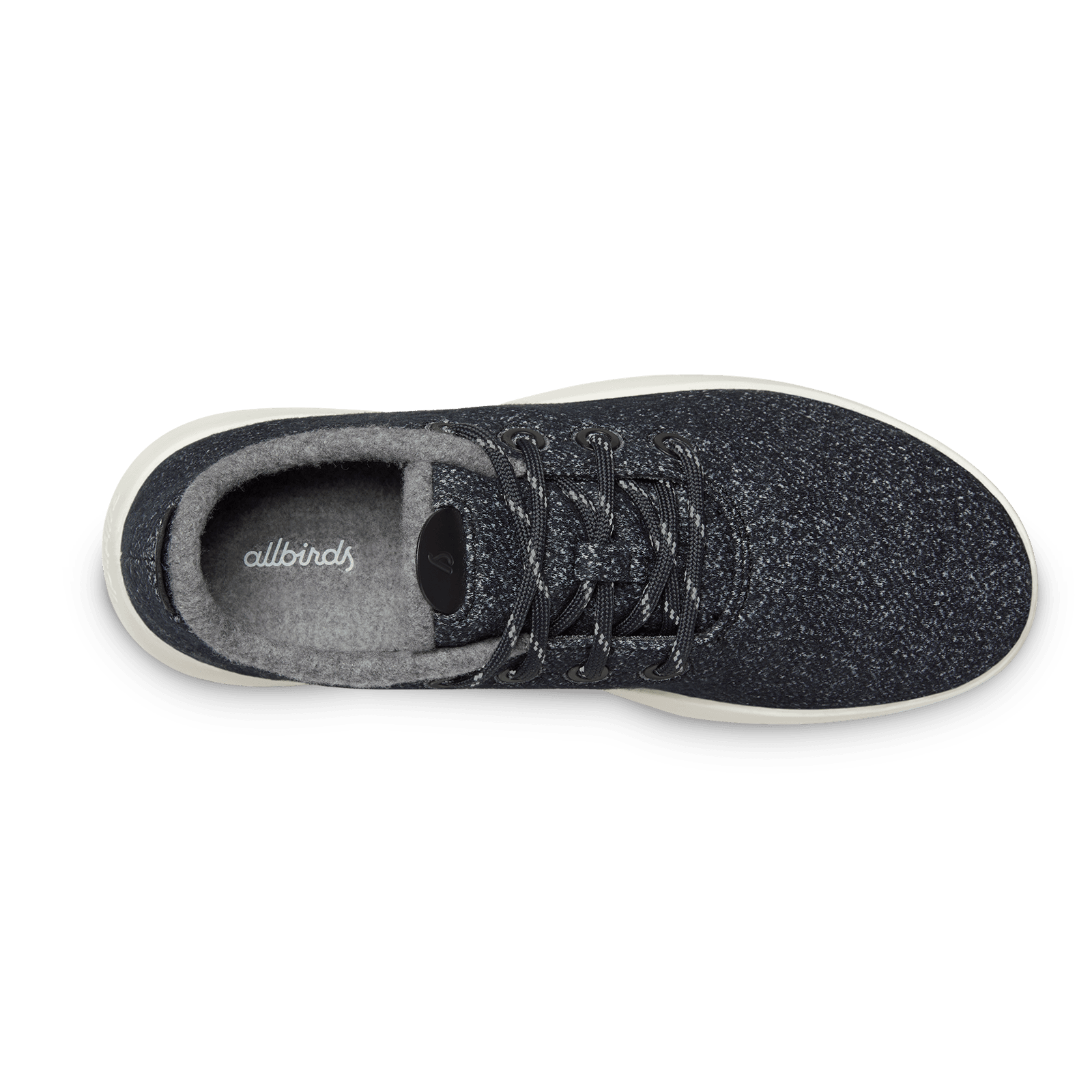 Men's Wool Runner Mizzles - Dark Grey (Natural White Sole)