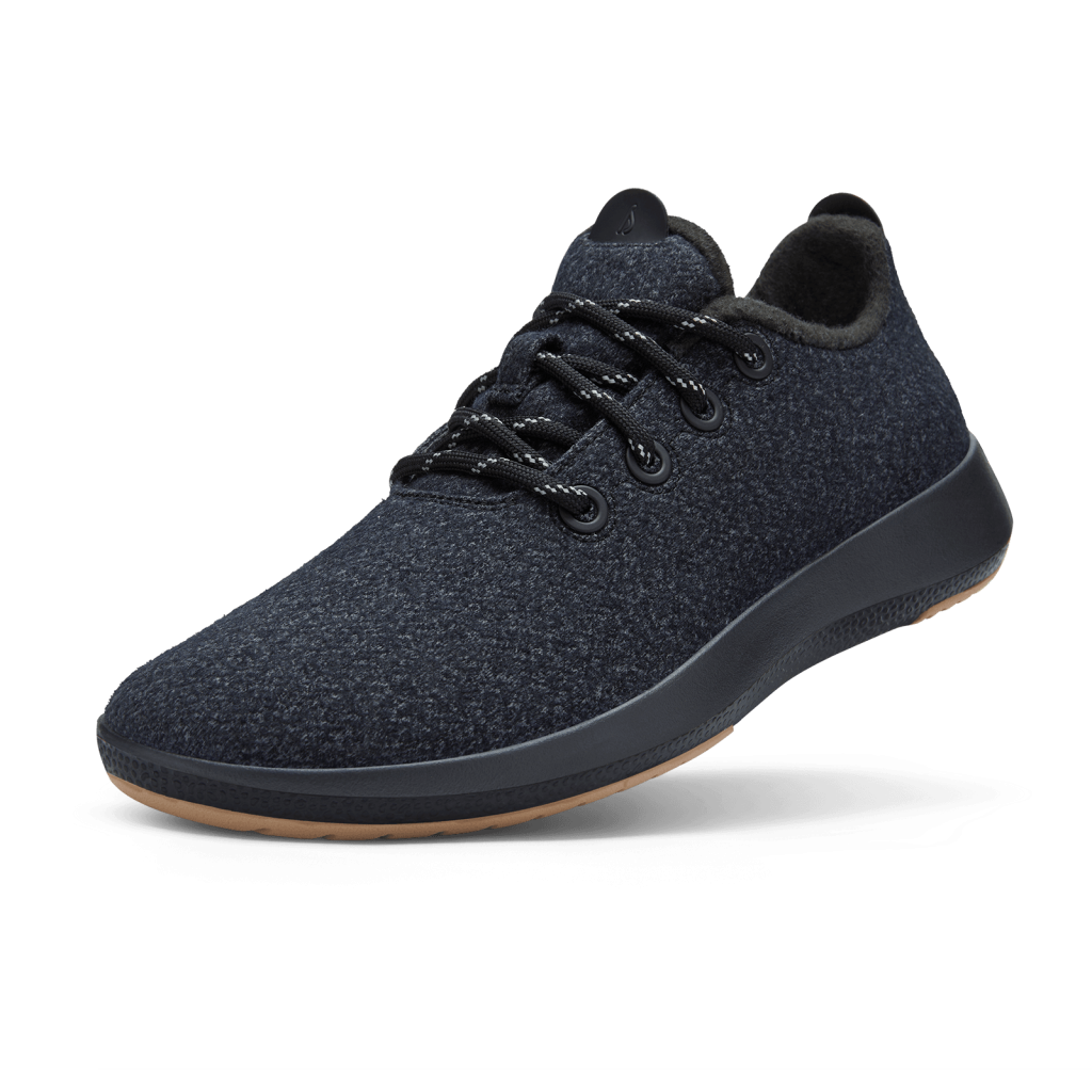 Women's Wool Runner Mizzles - Natural Black (Natural Black Sole)