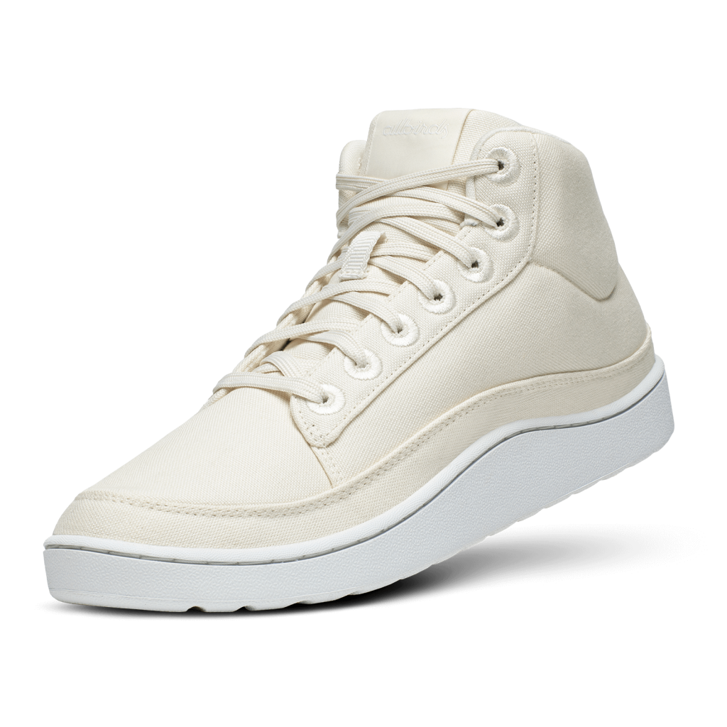 Men's Canvas Pacer Mids - Natural White (Blizzard Sole)